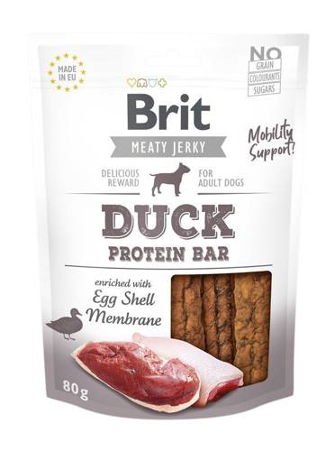 Brit Jerky Snack Duck Protein bar 80gDomyślny opis krótki - 
