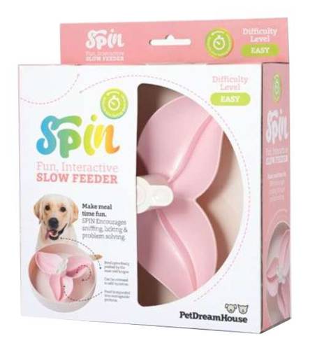 Pet Dream House Spin Bougainvillea Orange miska interaktywna - Petstages