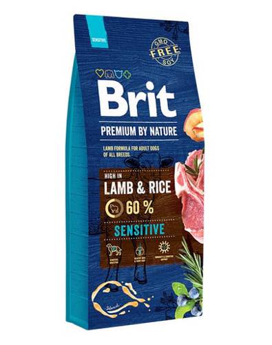 BRIT Premium By Nature Sensitive Lamb and rice 15 kg