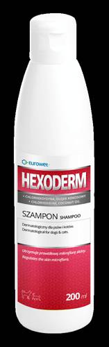 Hexoderm szampon dermatologiczny dla psa i kota 200ml
