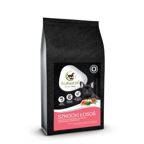 Karma sucha dla psa - Szkocki łosoś z koprem, szpinakiem, fenkułem, szparagami i pomidorem 6kg -