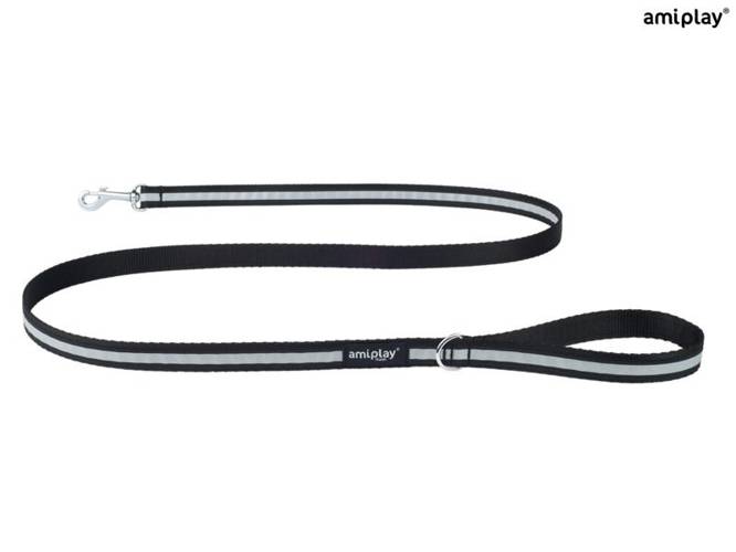 amiplay Smycz Shine XL Czarny - amiplay