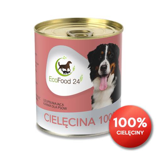 Konserwa dla psa - Cielęcina 850g - EcoFood24