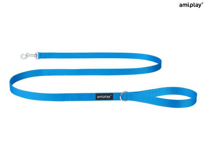 amiplay Smycz Basic XL Niebieski - amiplay