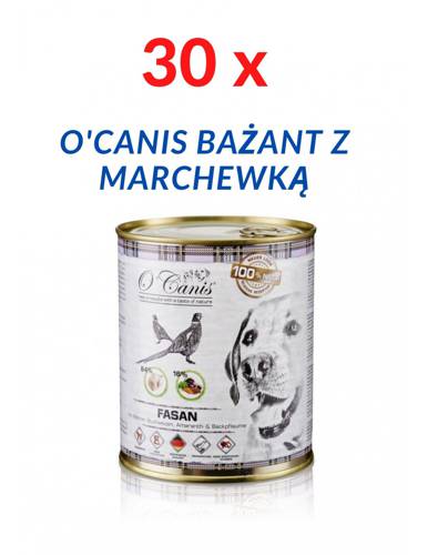 30 x O'canis Bażant z Marchewką 400 g