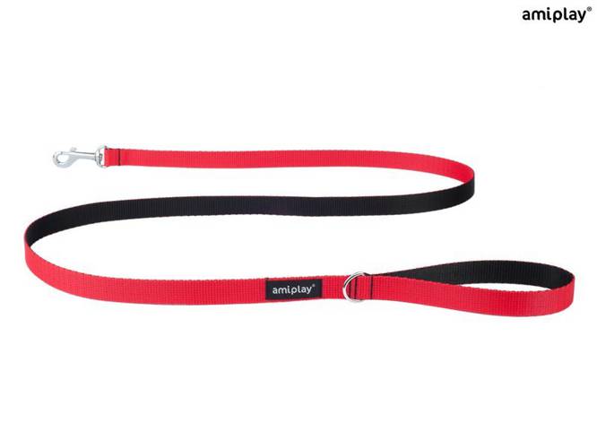 amiplay Smycz Twist S Czerwony - amiplay