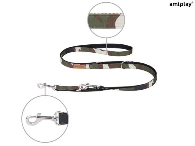 amiplay Smycz regulowana 6 in 1 Adventure S Moro - amiplay