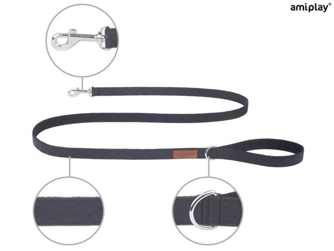 amiplay Smycz Cambridge L Czarny - amiplay
