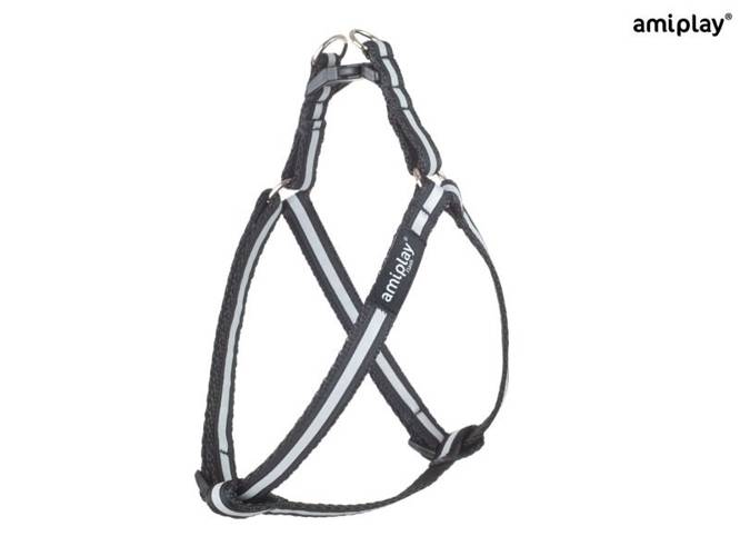 amiplay Szelki regulowane Shine XL Czarny - amiplay