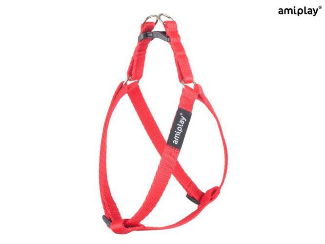 amiplay Szelki regulowane Basic XL Czerwony - amiplay
