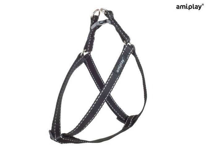 amiplay Szelki regulowane Reflective XL Czarny - amiplay