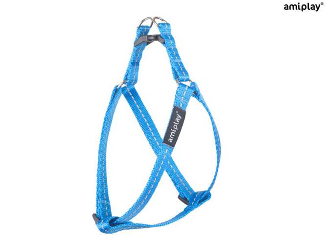amiplay Szelki regulowane Reflective M Niebieski - amiplay