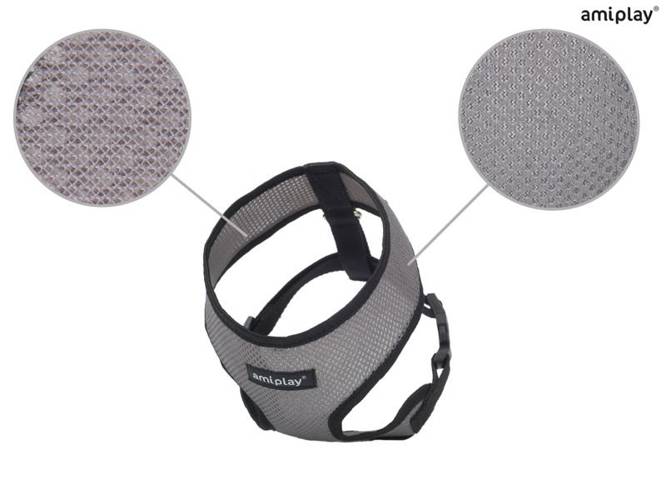 amiplay Szelki Scout Air L Szary - amiplay