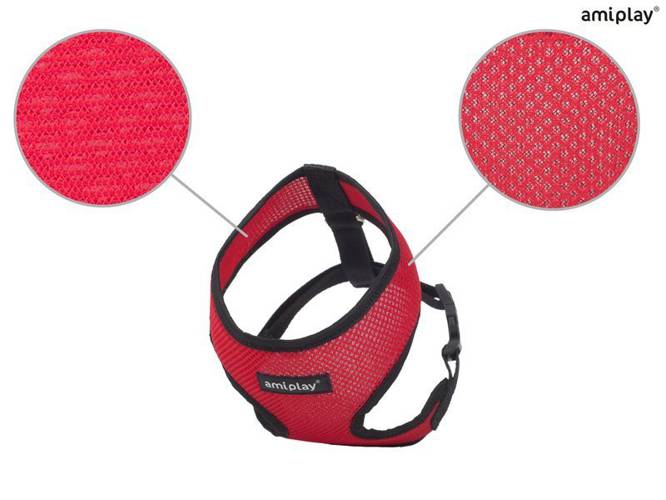 amiplay Szelki Scout Air L Czerwony - amiplay
