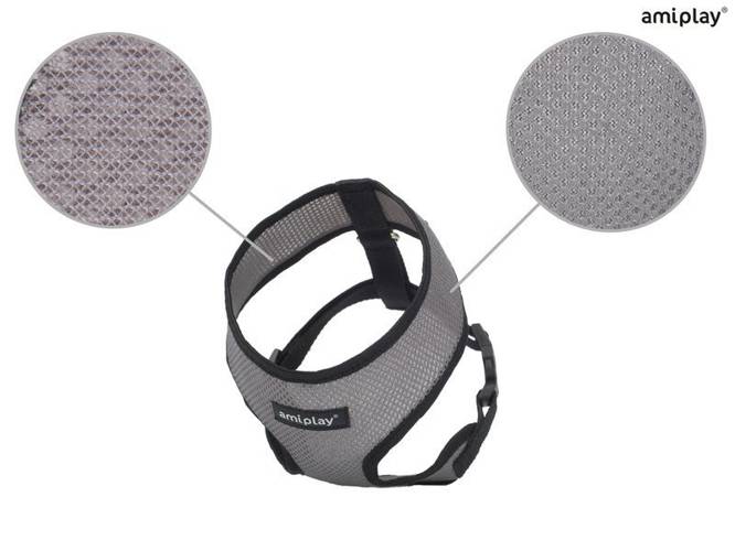 amiplay Szelki Scout Air S Szary - amiplay