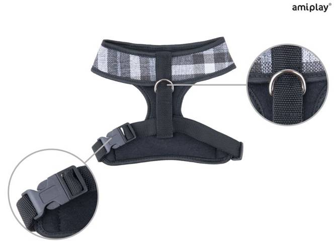 amiplay Szelki Scout London M Szary - amiplay