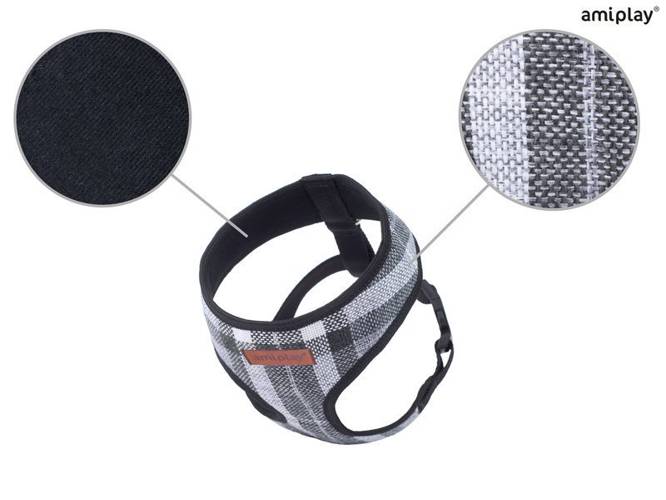 amiplay Szelki Scout London M Szary - amiplay