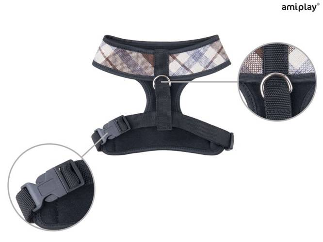 amiplay Szelki Scout London XS Brązowy - amiplay