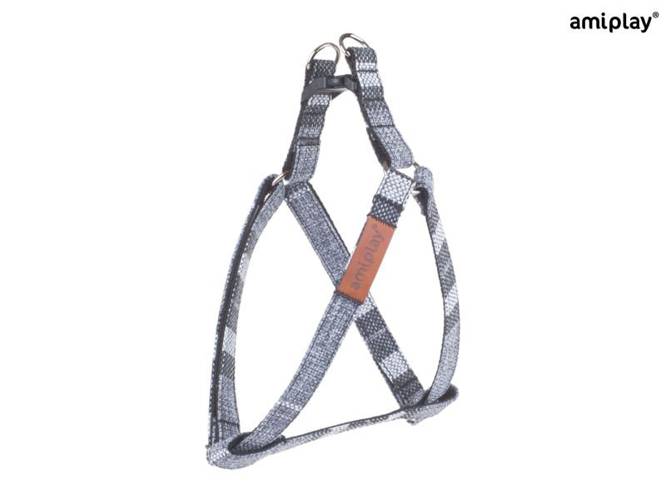 amiplay Szelki regulowane London XL Szary - amiplay