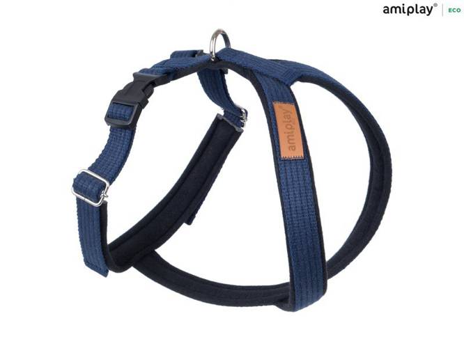amiplay Szelki regulowane Grand Soft Cotton L Granatowy - amiplay