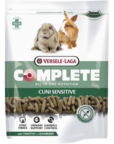 VERSELE-LAGA Pokarm dla królików miniaturowych Cuni Sensitive Complete 500g