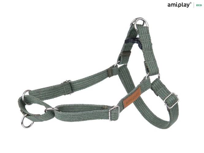 amiplay Szelki regulowane EASY GO Cotton XL Khaki - amiplay
