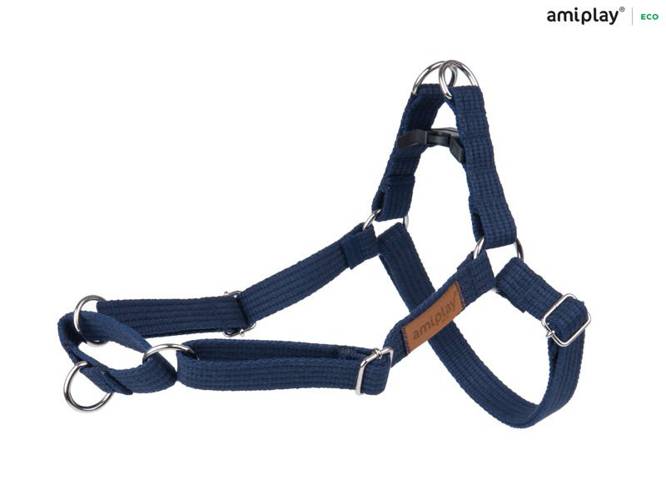 amiplay Szelki regulowane EASY GO Cotton XL Granatowy - amiplay