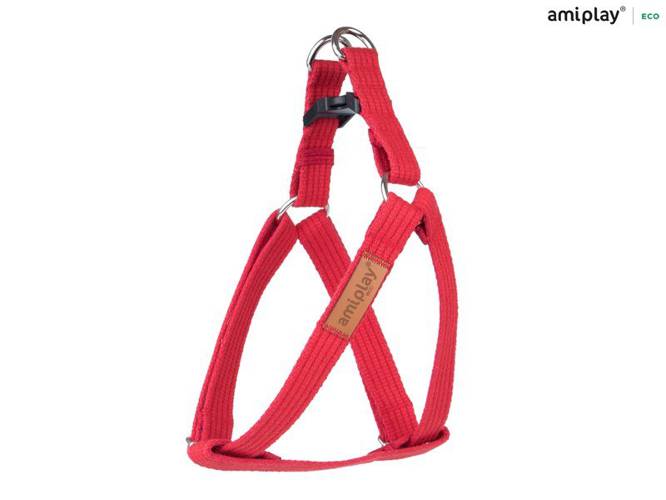 amiplay Szelki regulowane Cotton XXL Czerwony - amiplay