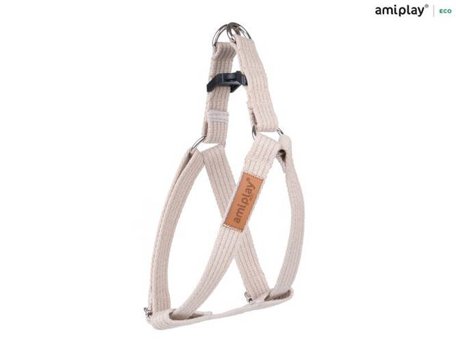 amiplay Szelki regulowane Cotton XXL Beżowy - amiplay