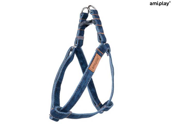 amiplay Szelki regulowane Denim XL Granatowy - amiplay