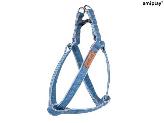 amiplay Szelki regulowane Denim XL Niebieski - amiplay