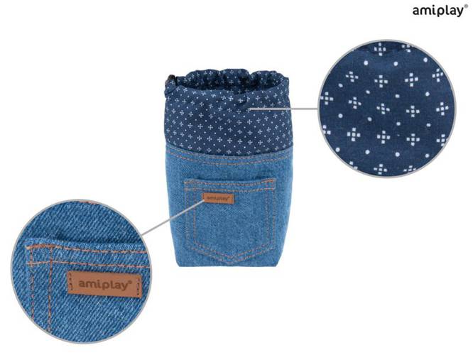 amiplay Torebka na przysmaki Denim Niebieski - amiplay