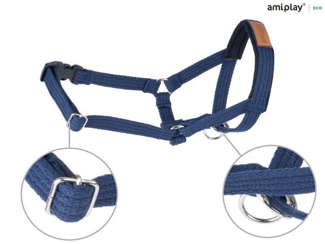 amiplay Halter Cotton XXL Granatowy - amiplay