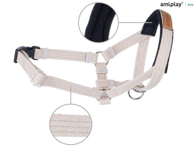 amiplay Halter Cotton XXL Beżowy - amiplay