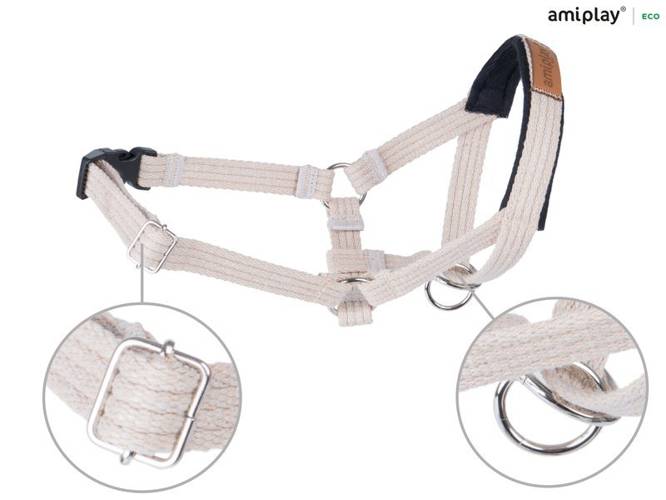 amiplay Halter Cotton XXL Beżowy - amiplay