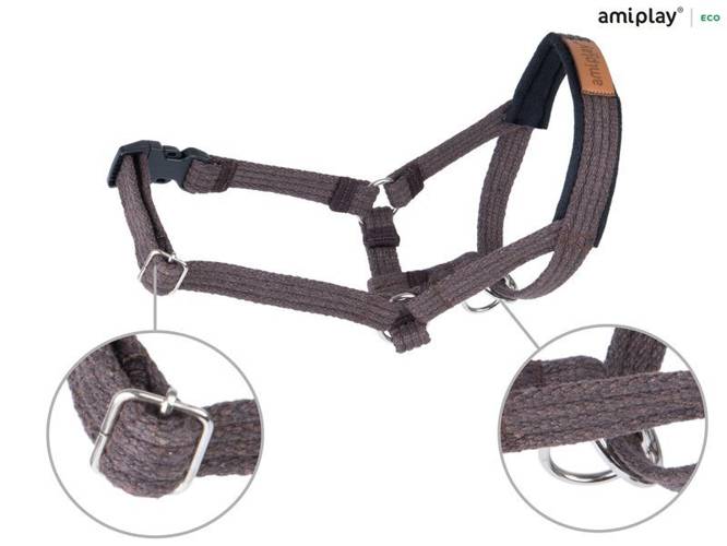 amiplay Halter Cotton XL Brązowy - amiplay