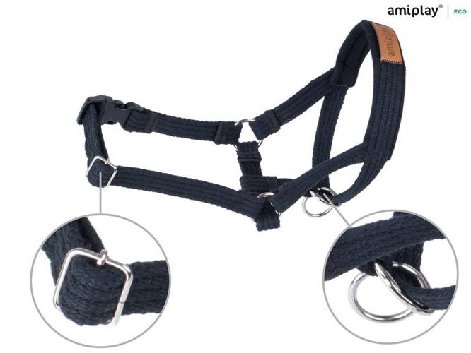 amiplay Halter Cotton XL Czarny - amiplay