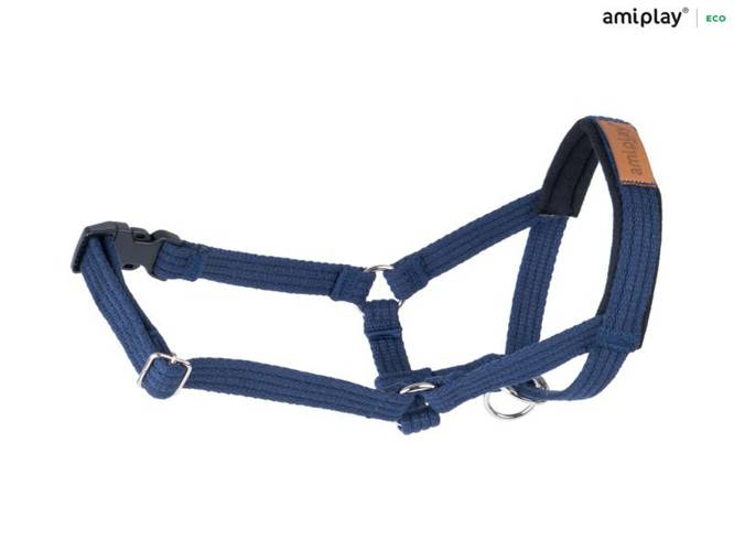 amiplay Halter Cotton XS Granatowy