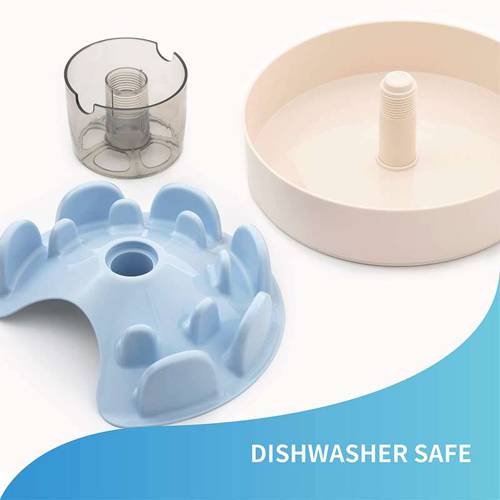 Pet Dreams House Spin Ufo Maze Baby Blue Tricky miska interaktywna - Petstages