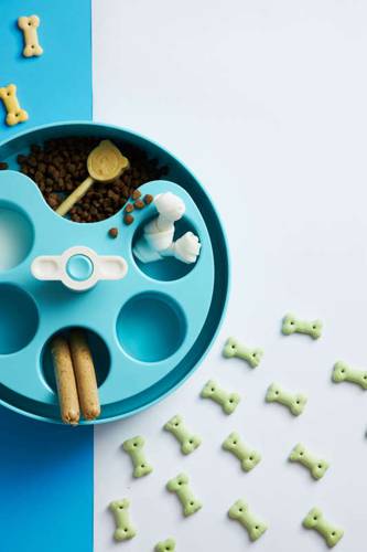Pet Dream House Spin Palette Blue Medium miska interaktywna - Petstages