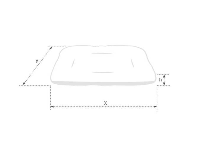 amiplay Materac wodoodporny ZipClean Country XXXL - amiplay