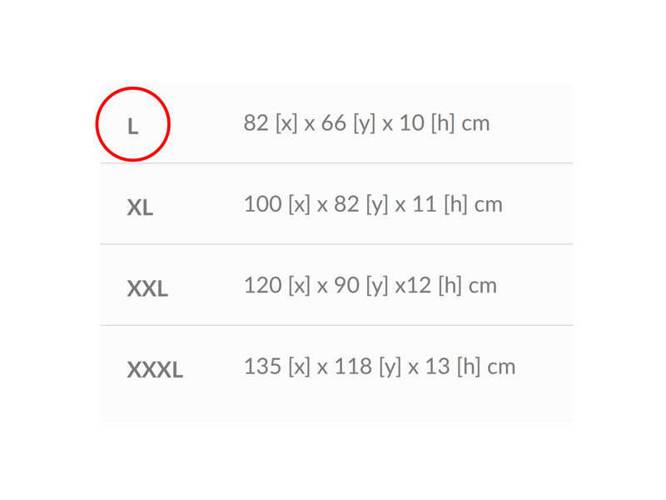 amiplay Materac wodoodporny ZipClean Country XXXL - amiplay