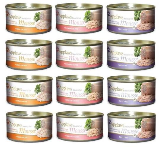 Applaws Cat Mousse Tin mus 12x70g - Applaws