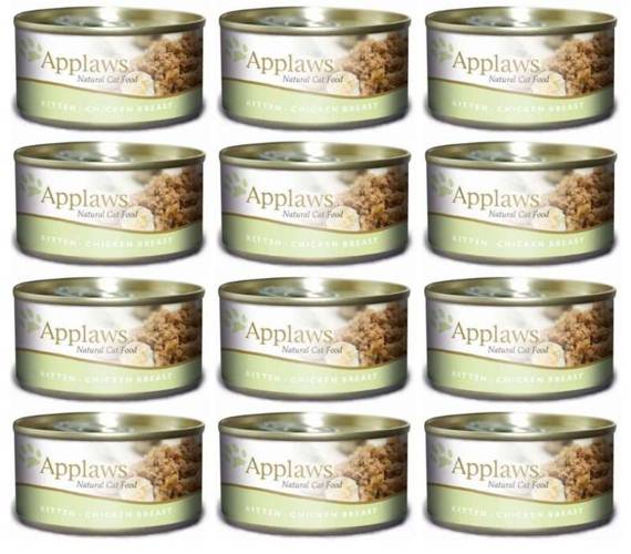 Applaws Cat Tin Kitten pierś z kurczaka 12x70g - Applaws
