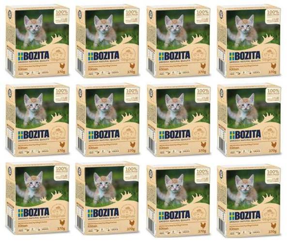 Bozita Feline Kitten Kurczak w Sosie 12x370g - Bozita