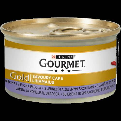 Gourmet Gold Savourt Cake z jagnięciną i fasolą 85g - Gourmet