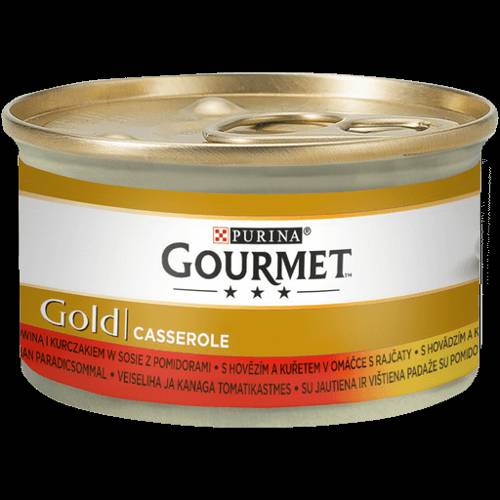 Gourmet Gold Casserole z wołowiną i kurczakiem 85g - Gourmet