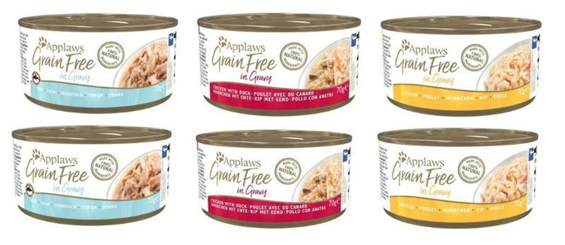 Applaws Cat Tin Grain Free Mix Smaków 6x70g - Applaws