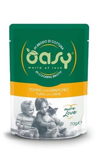 OASY More Love MIX smaków dla kota 10x70G - Oasy