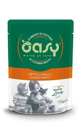 OASY More Love MIX smaków dla kota 10x70G - Oasy